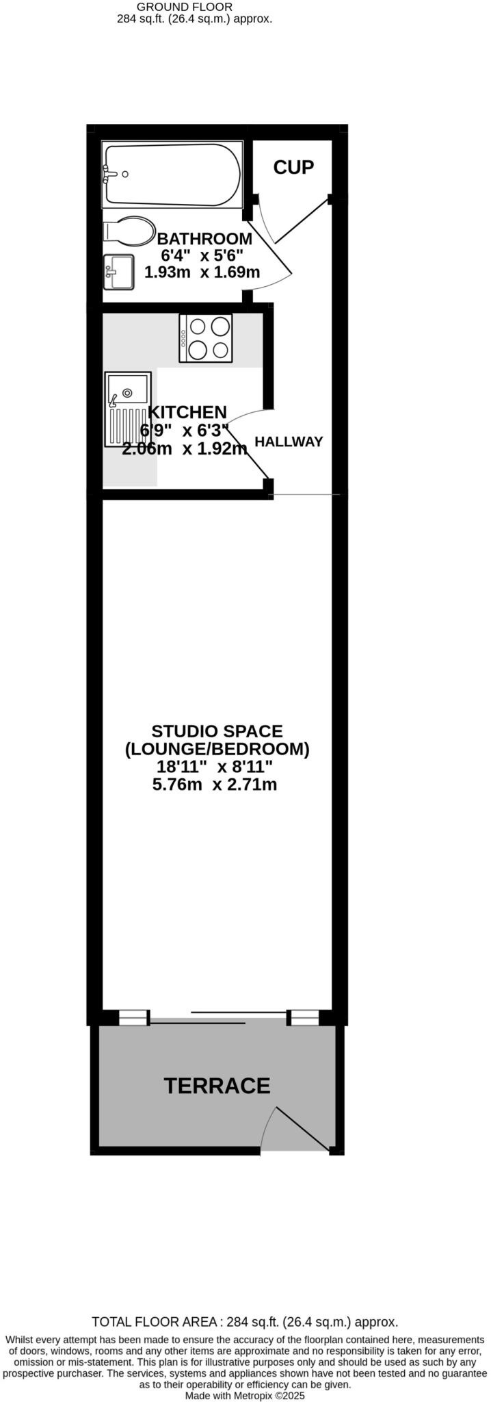 Apt. 14 Spectrum Apartments, Central Promenade, Douglas, IM2 4LL floorplan