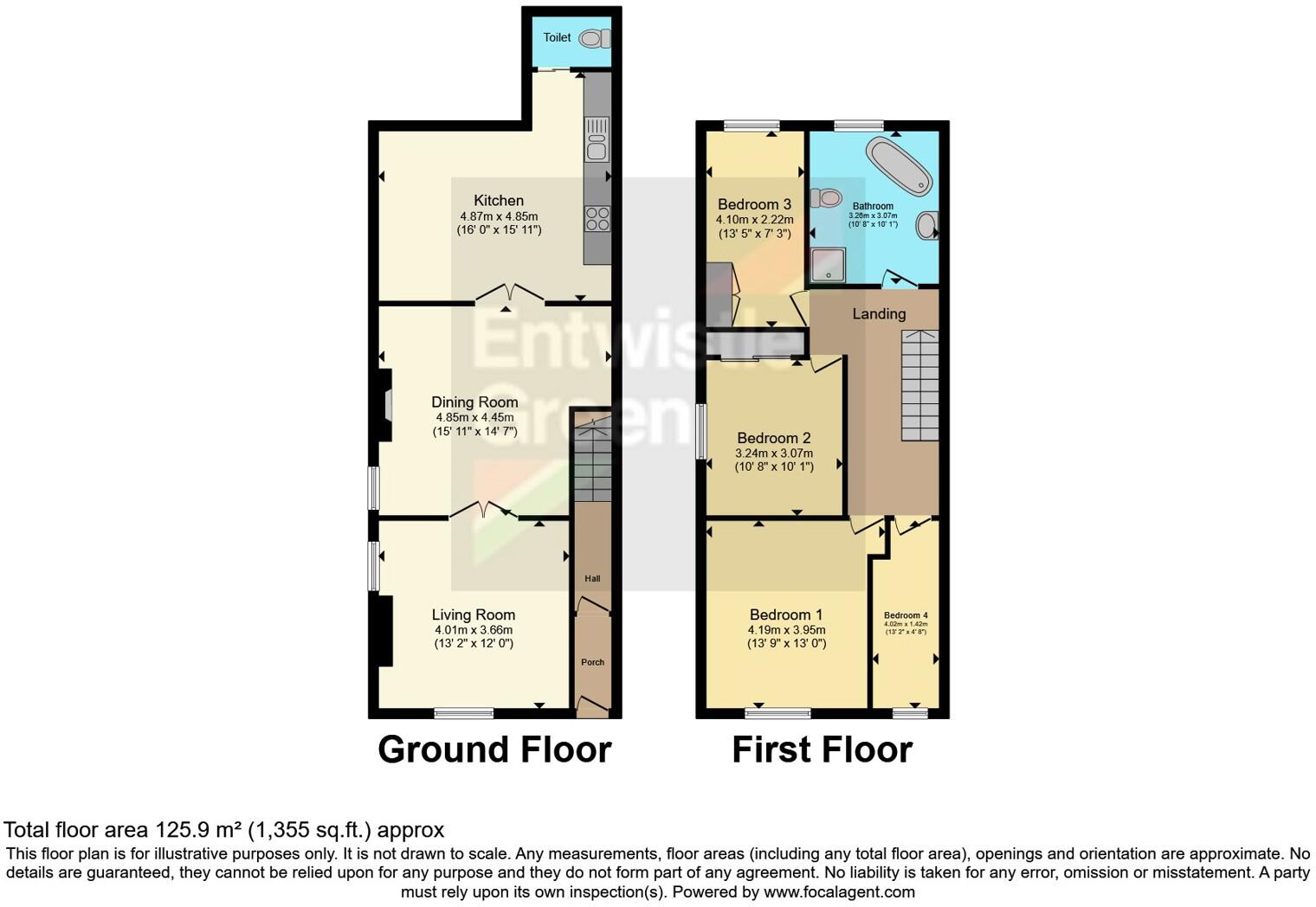 Lily Hill Street, Whitefield, Manchester, Greater Manchester, M45 floorplan