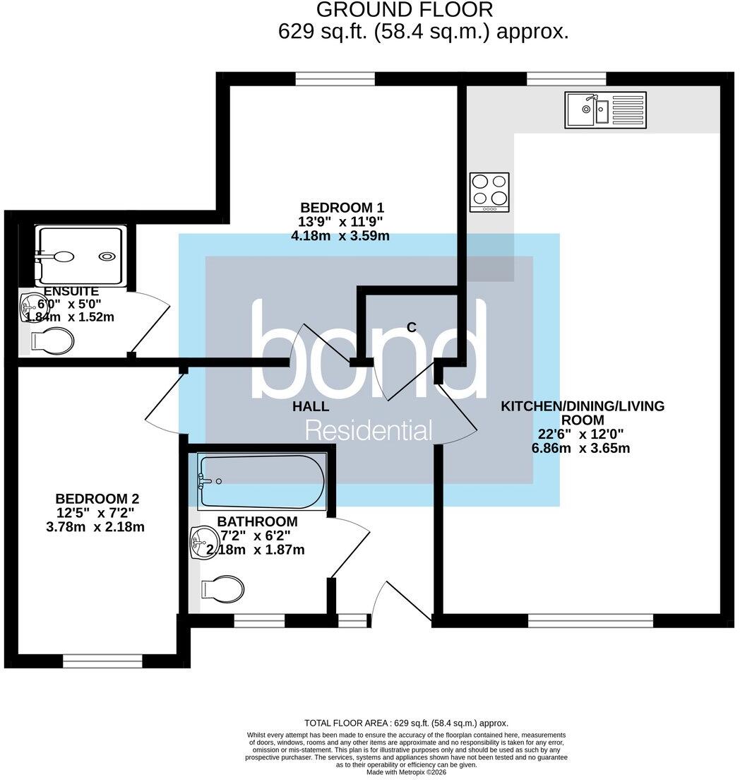 Hardy Close, Chelmsford, CM1 floorplan