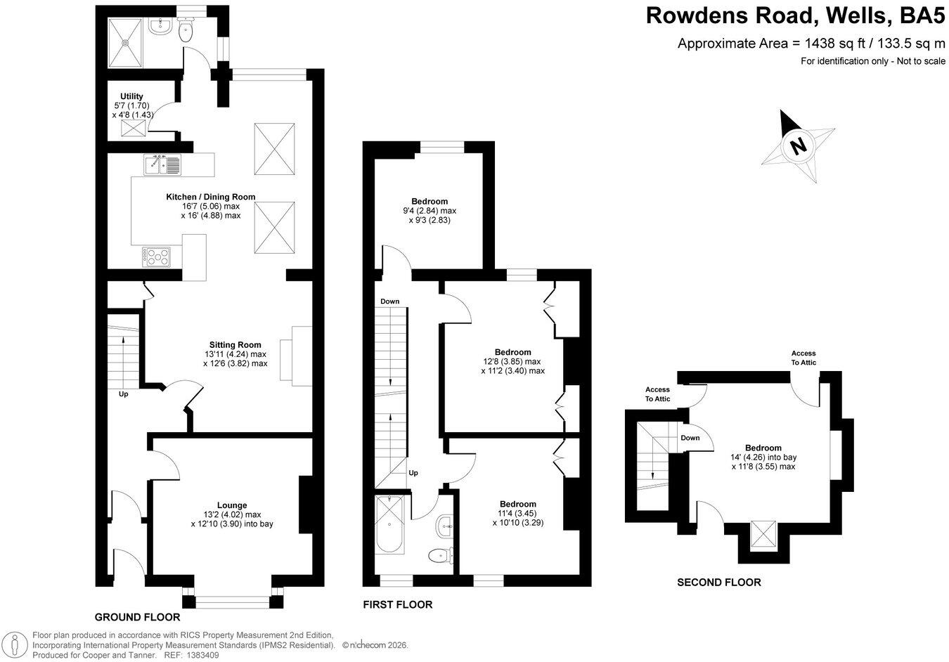 Rowdens Road, Wells, BA5 floorplan