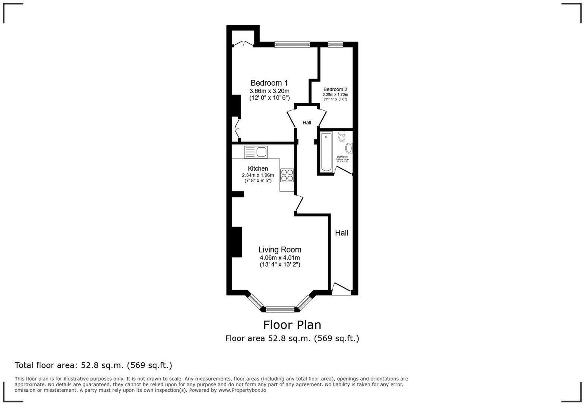 Lansdowne Street, Hove, BN3 floorplan