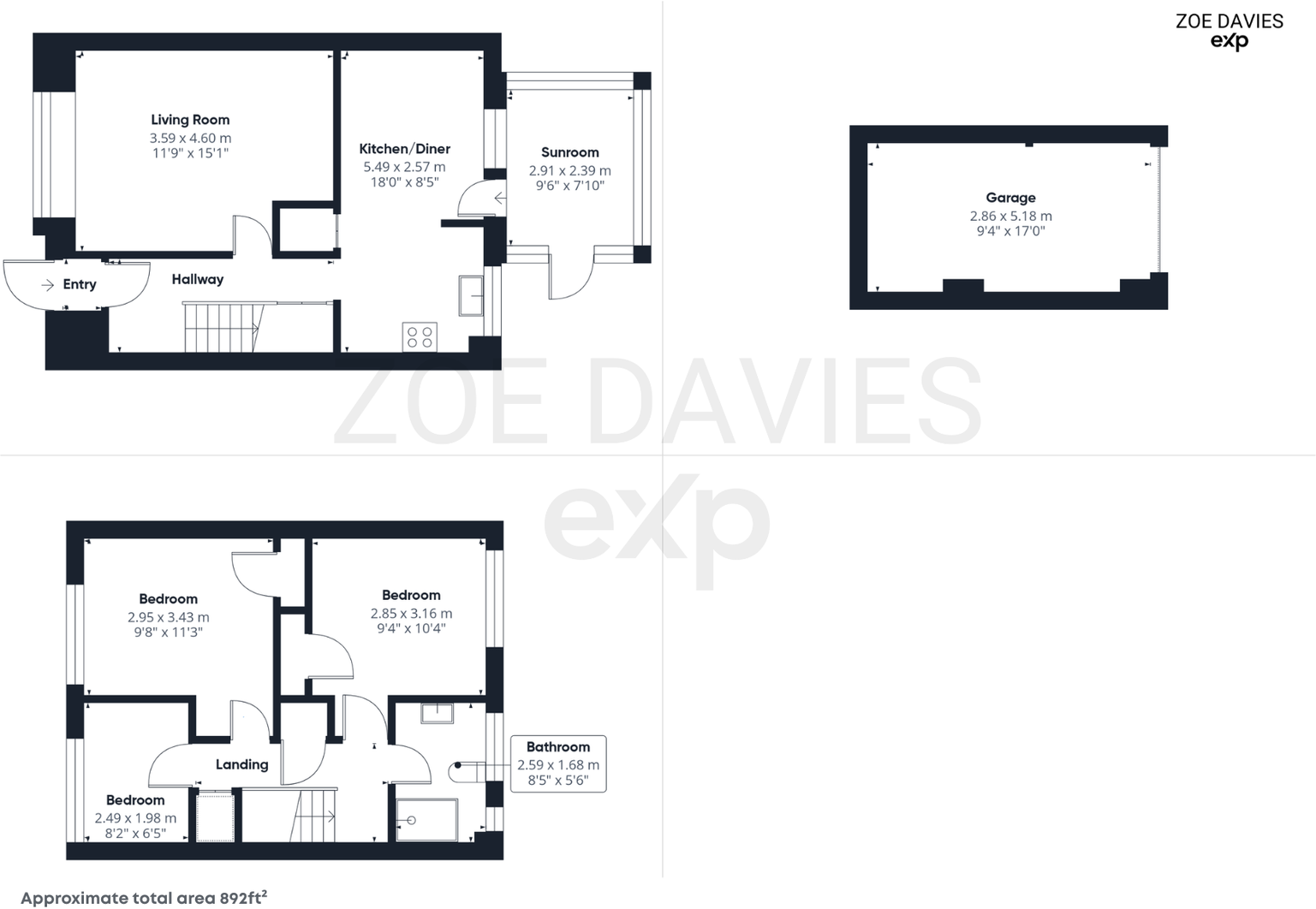 The Oaklands, Kidderminster, DY10 floorplan