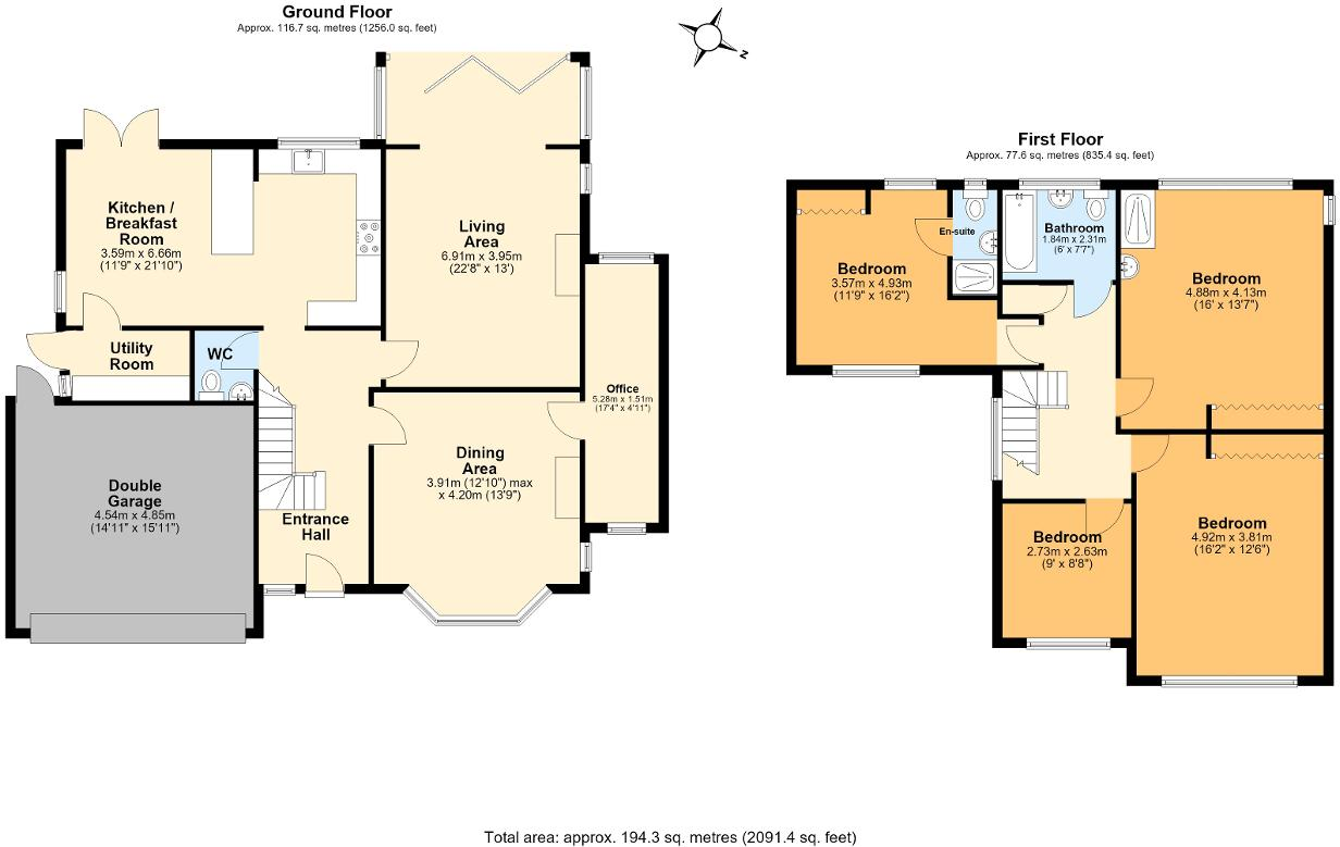 North Down, Sanderstead, CR2 9PA floorplan