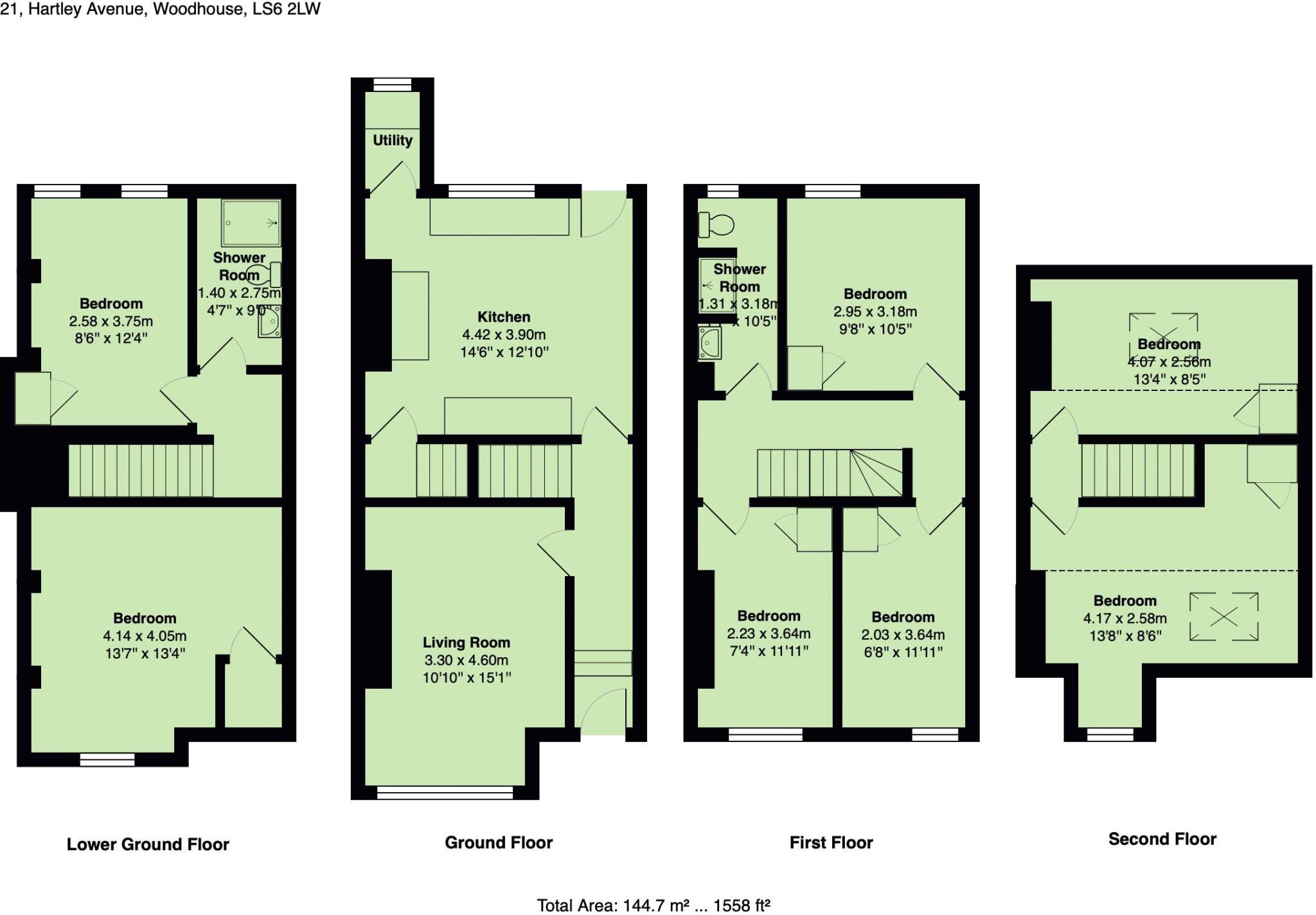 Hartley Avenue, Leeds floorplan
