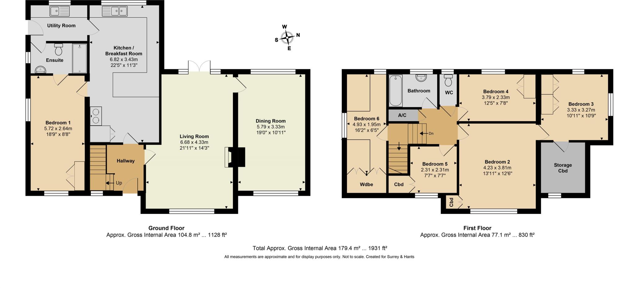 5 bedroom Detached House in Milford floorplan