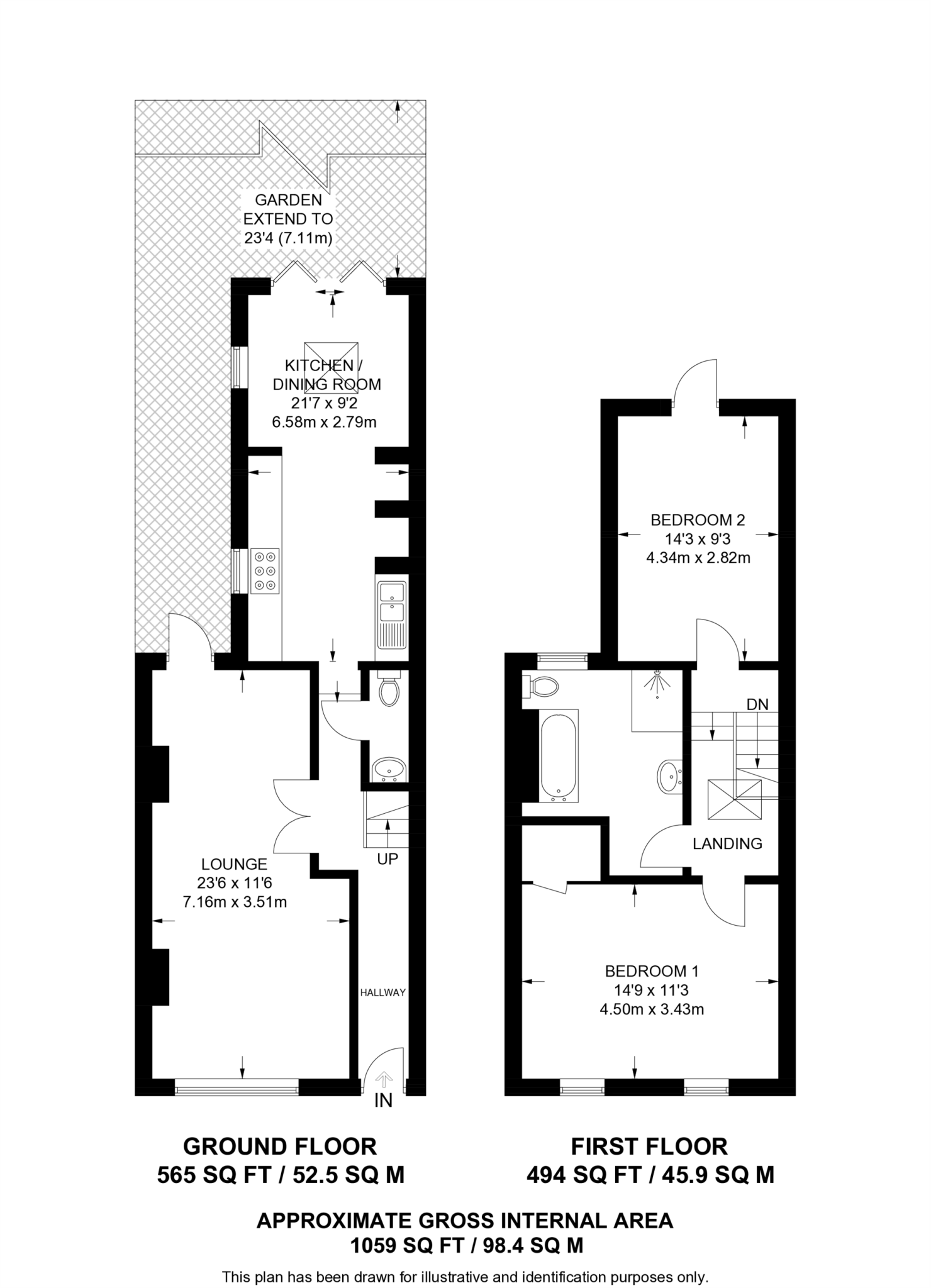 Grantley Street, Stepney, London, E1 floorplan
