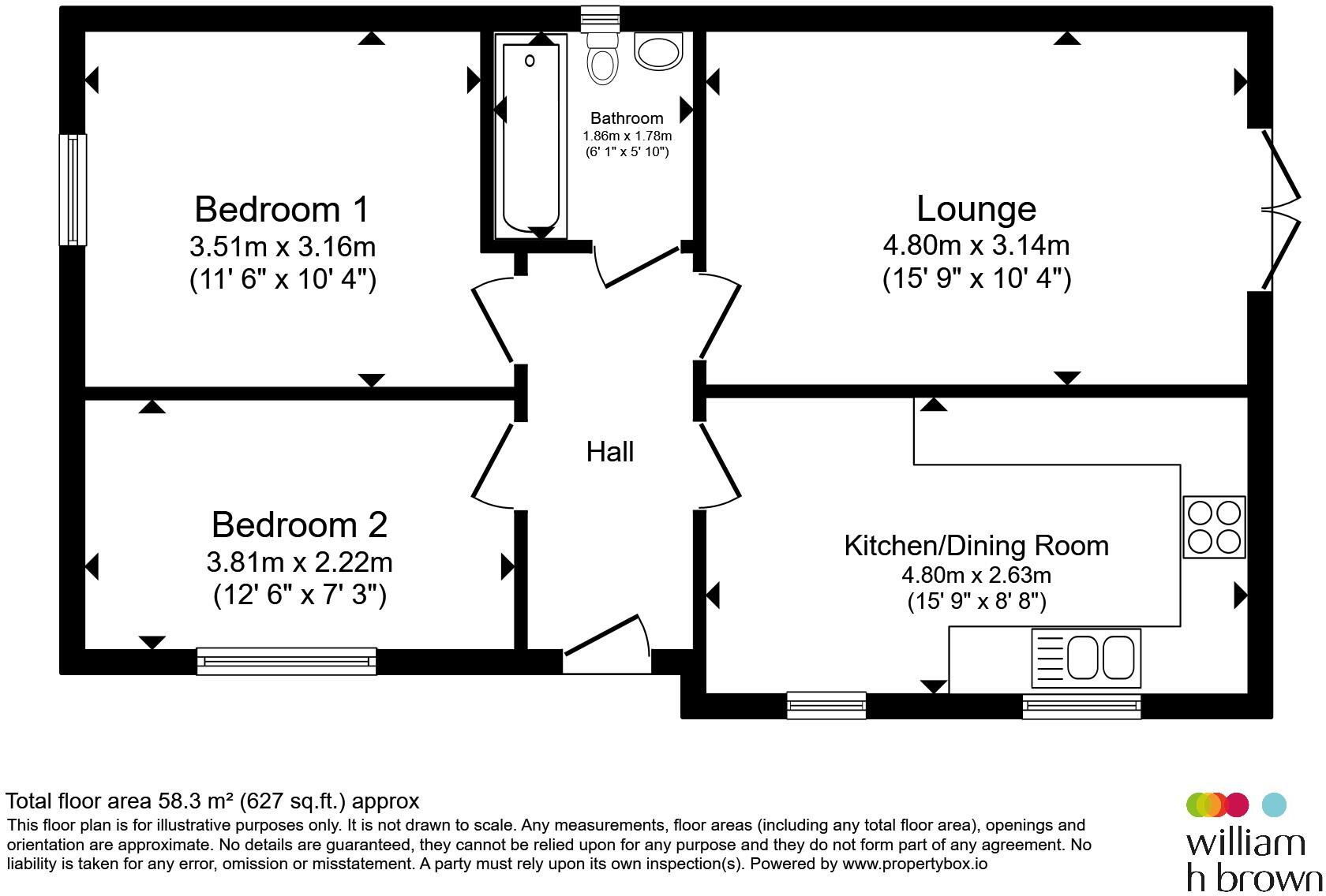 Ramnoth Road, Wisbech floorplan