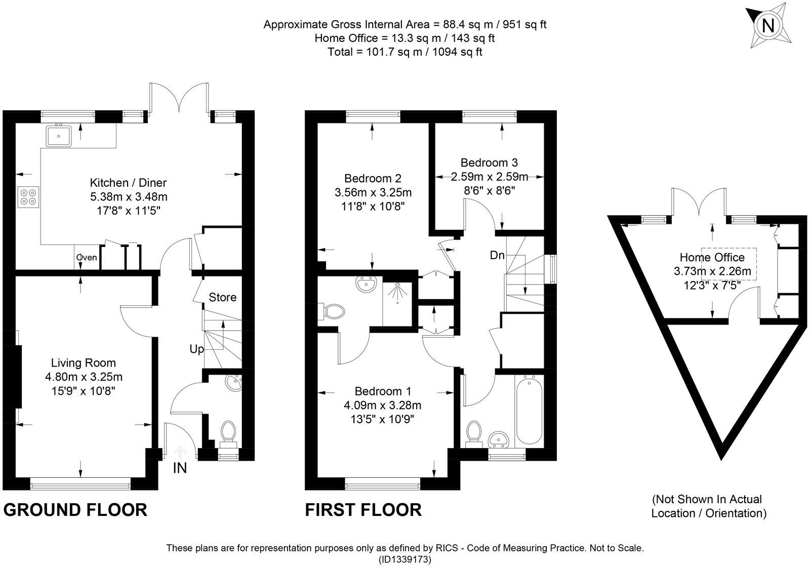 Northdown Way, Alton, GU34 1GF floorplan