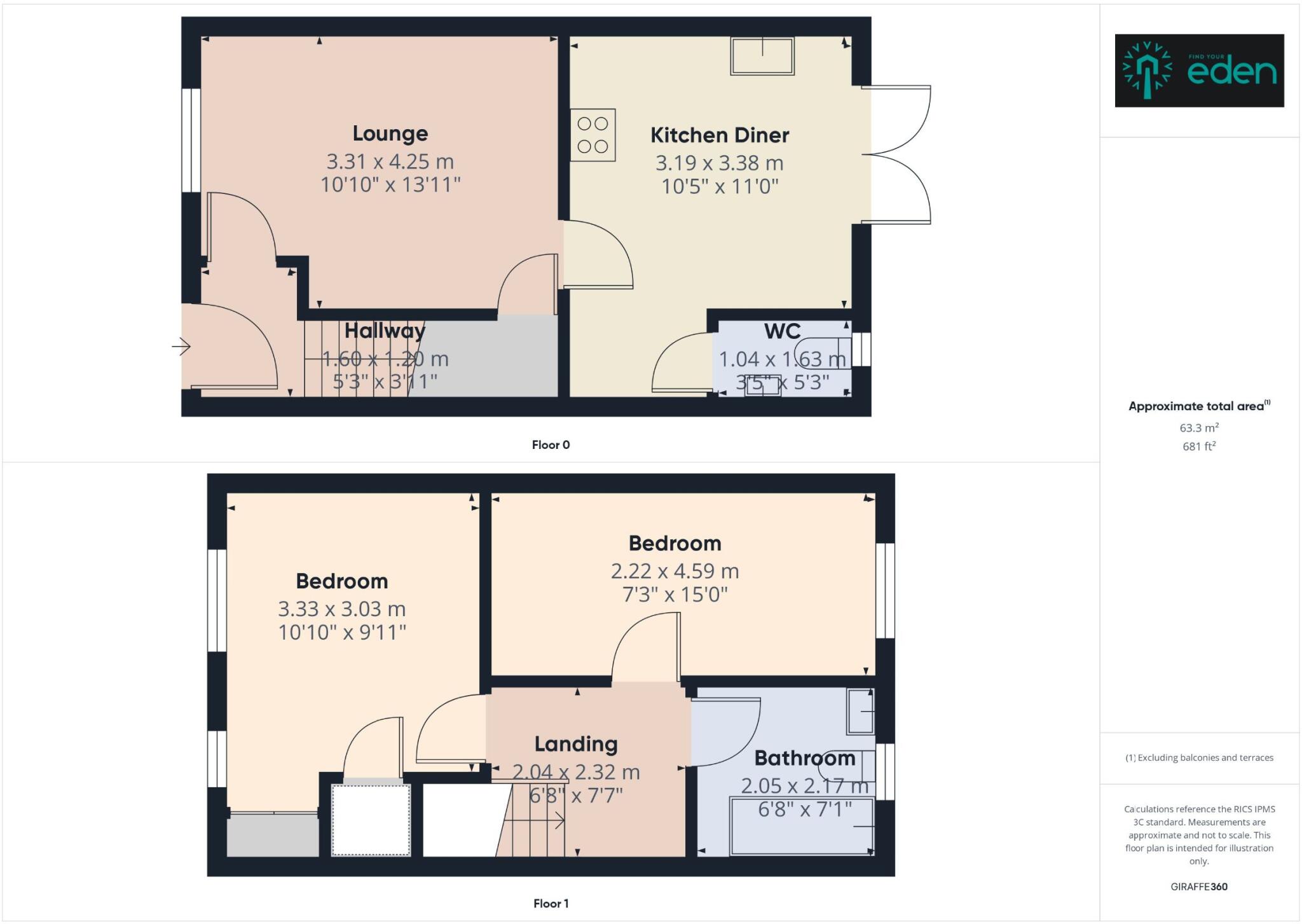 Dairy Close, Fairfield, Liverpool. floorplan
