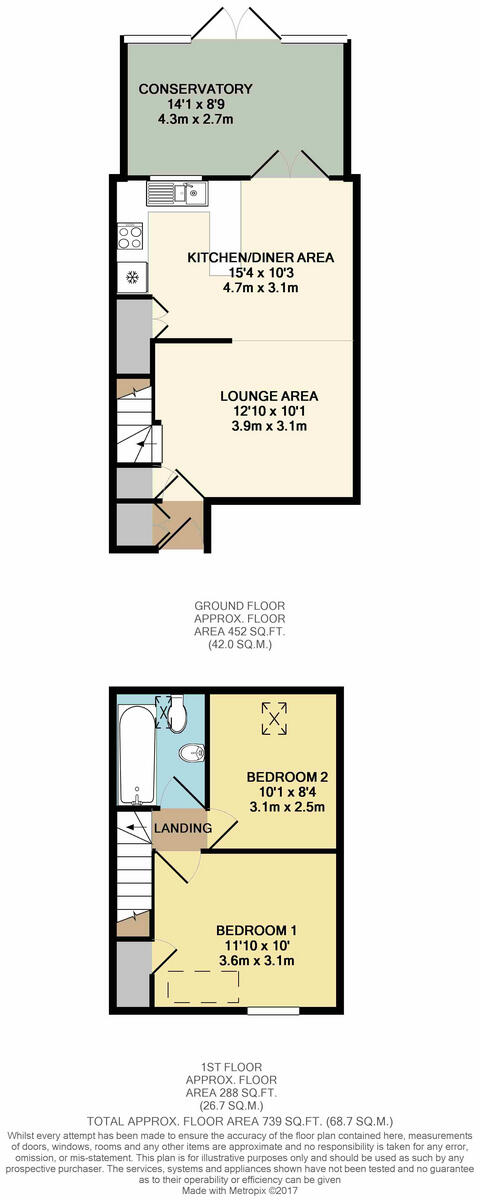 Adams Glade, Ashingdon, SS4 3 floorplan
