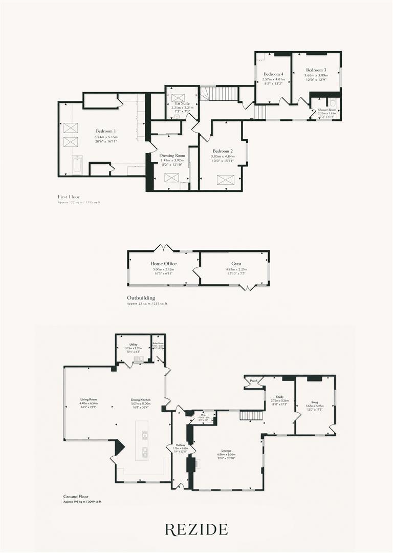The Laundry House, Stanford On Soar floorplan