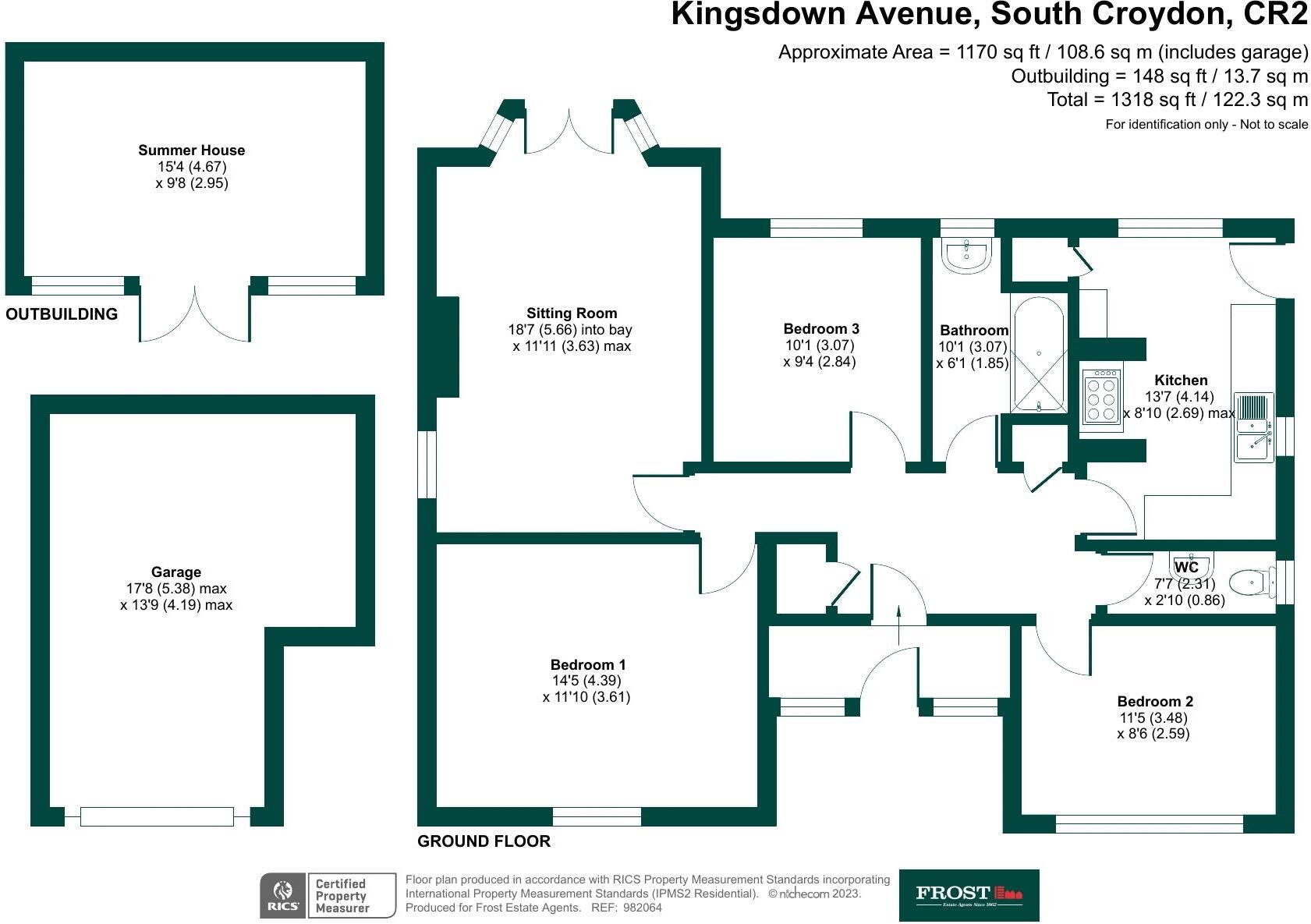 Kingsdown Avenue, South Croydon floorplan