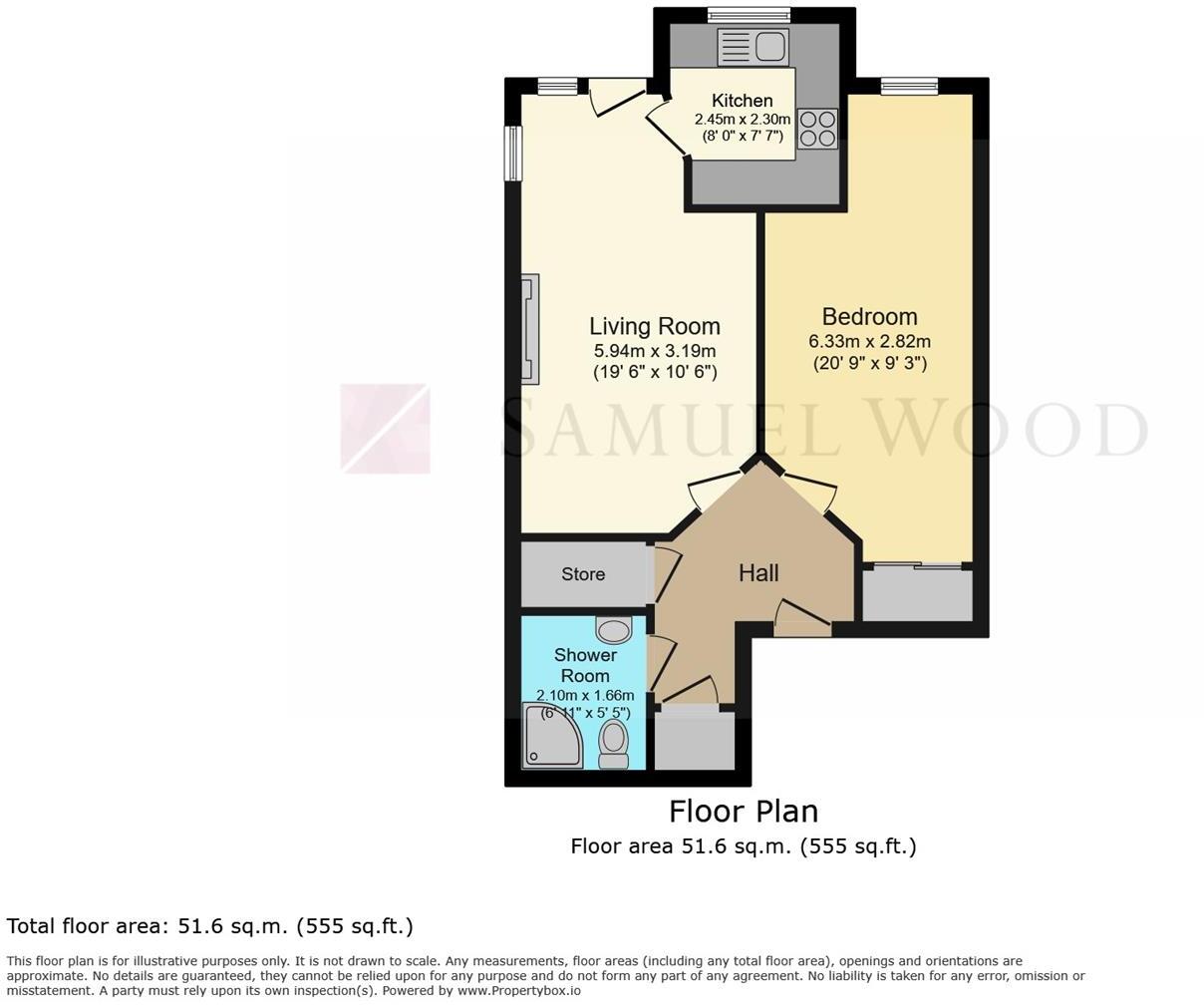 Betjeman Lodge, Corve Street, Ludlow floorplan