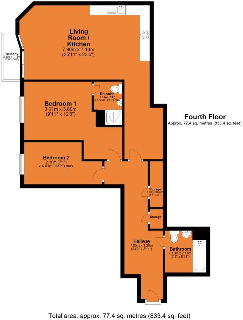 The Bar, St James Gate, Newcastle Upon Tyne, Tyne & Wear, NE1 floorplan