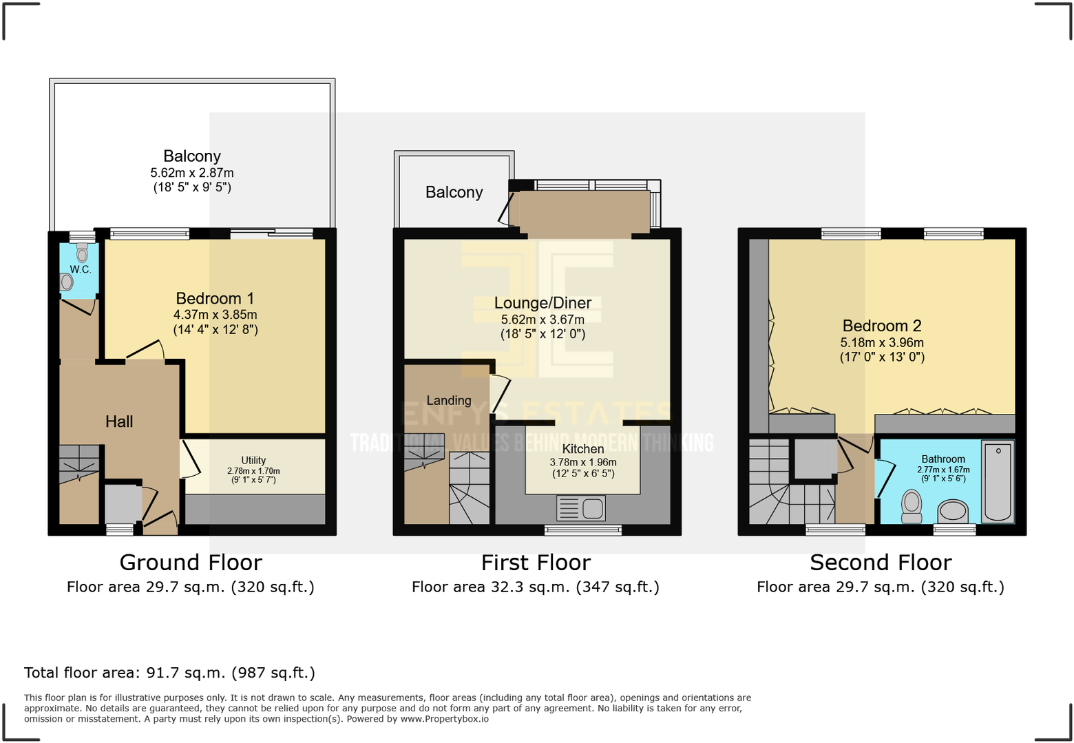 Dwr Y Carneddau, Glan Conwy, LL28 floorplan