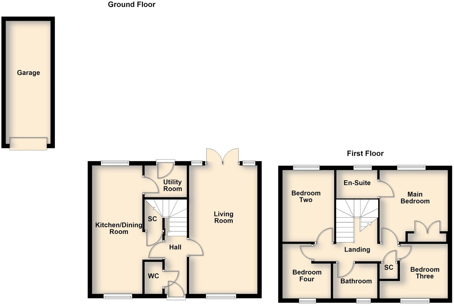 David Hobbs Rise, Market Harborough floorplan