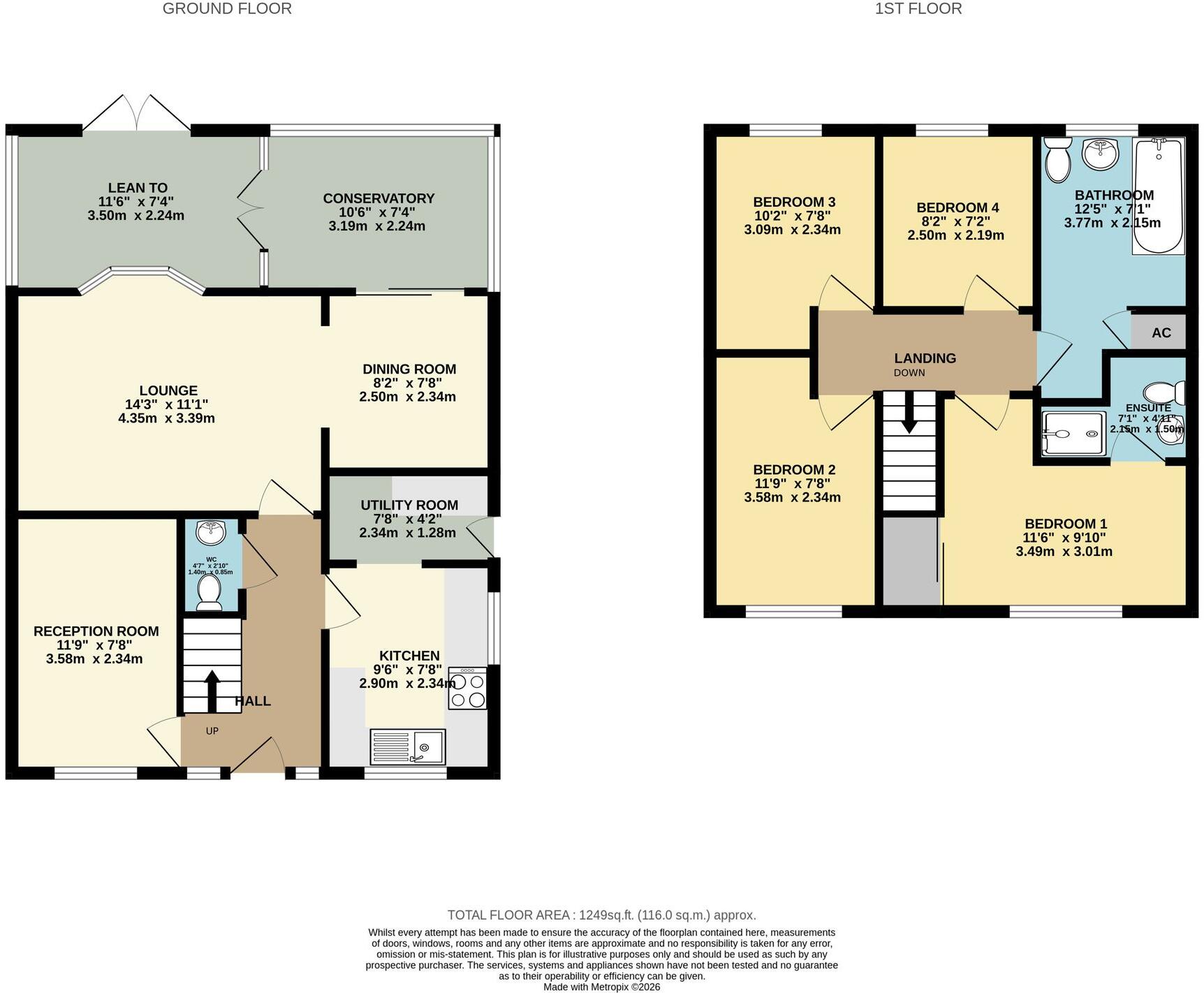 7, Lhen Close, Muxton, TF2 floorplan