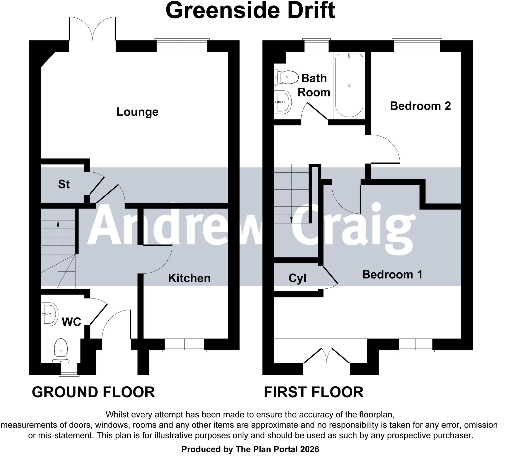 Greenside Drift, South Shields floorplan