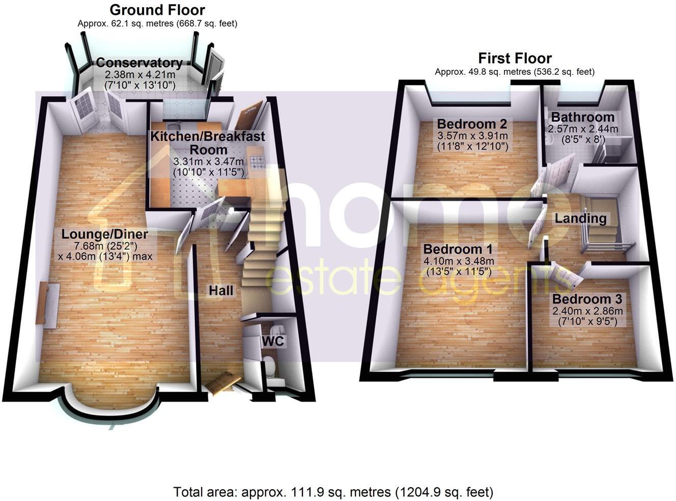 Cornfield, Stalybridge floorplan