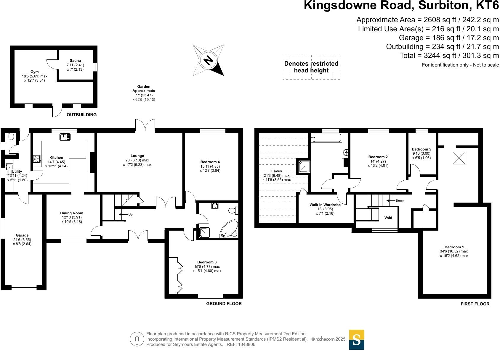 Kingsdowne Road, Surbiton, KT6 floorplan