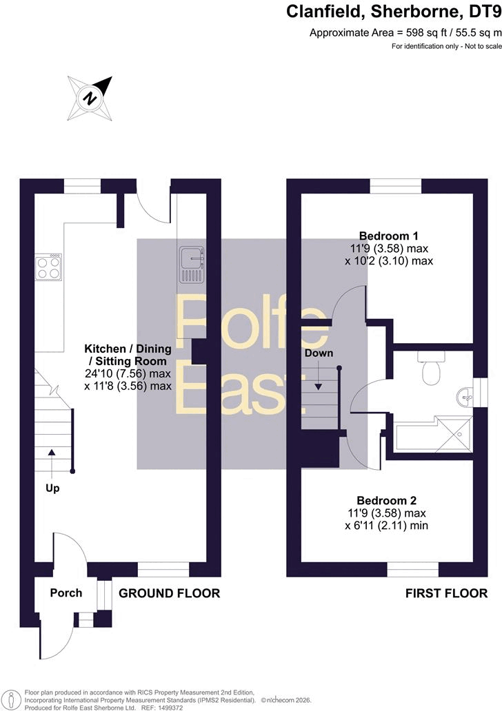 30, Clanfield, Sherborne floorplan
