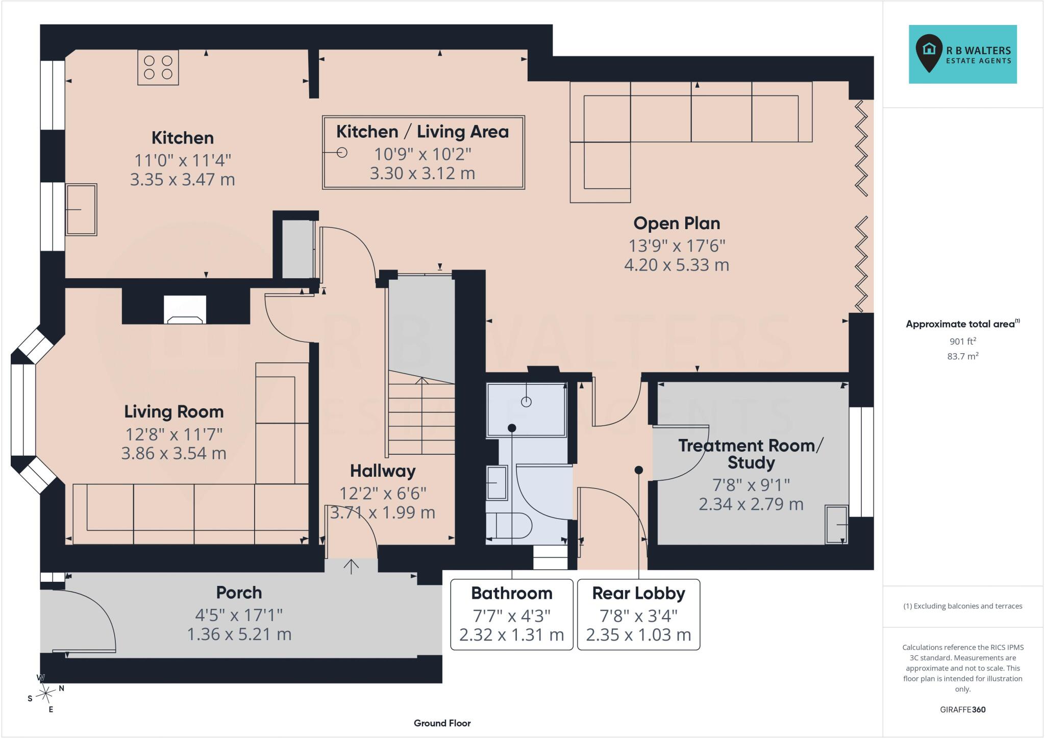 The Triangle, Longlevens floorplan