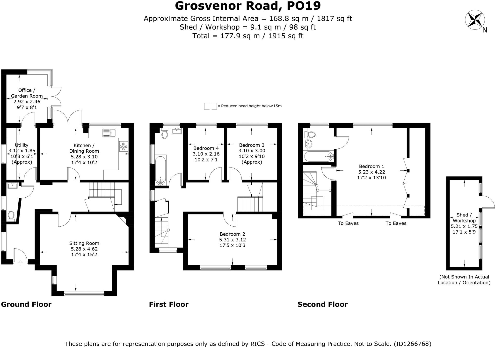 Grosvenor Road, Chichester floorplan
