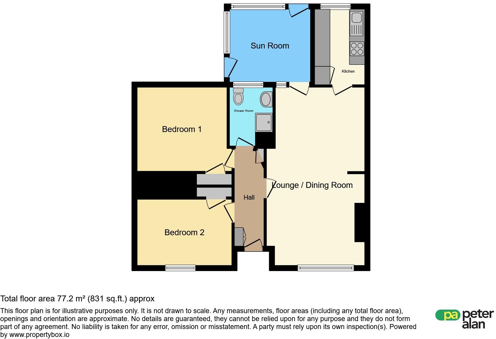 Heol Llanbedr, Peterston-Super-Ely, Vale Of Glamorgan floorplan