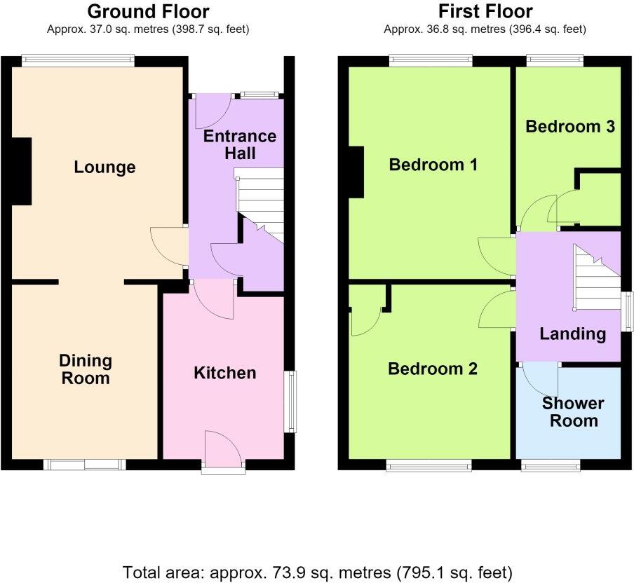 Meadow Way, Melton Mowbray floorplan