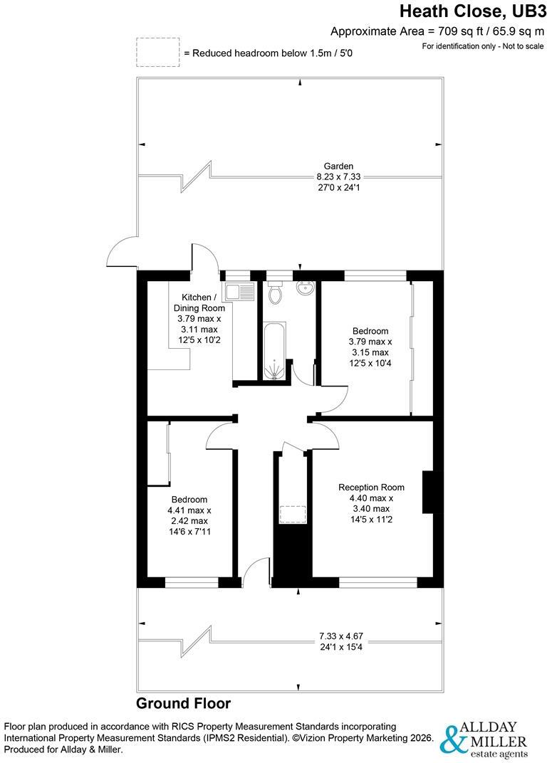 Heath Close, Harlington, Hayes floorplan