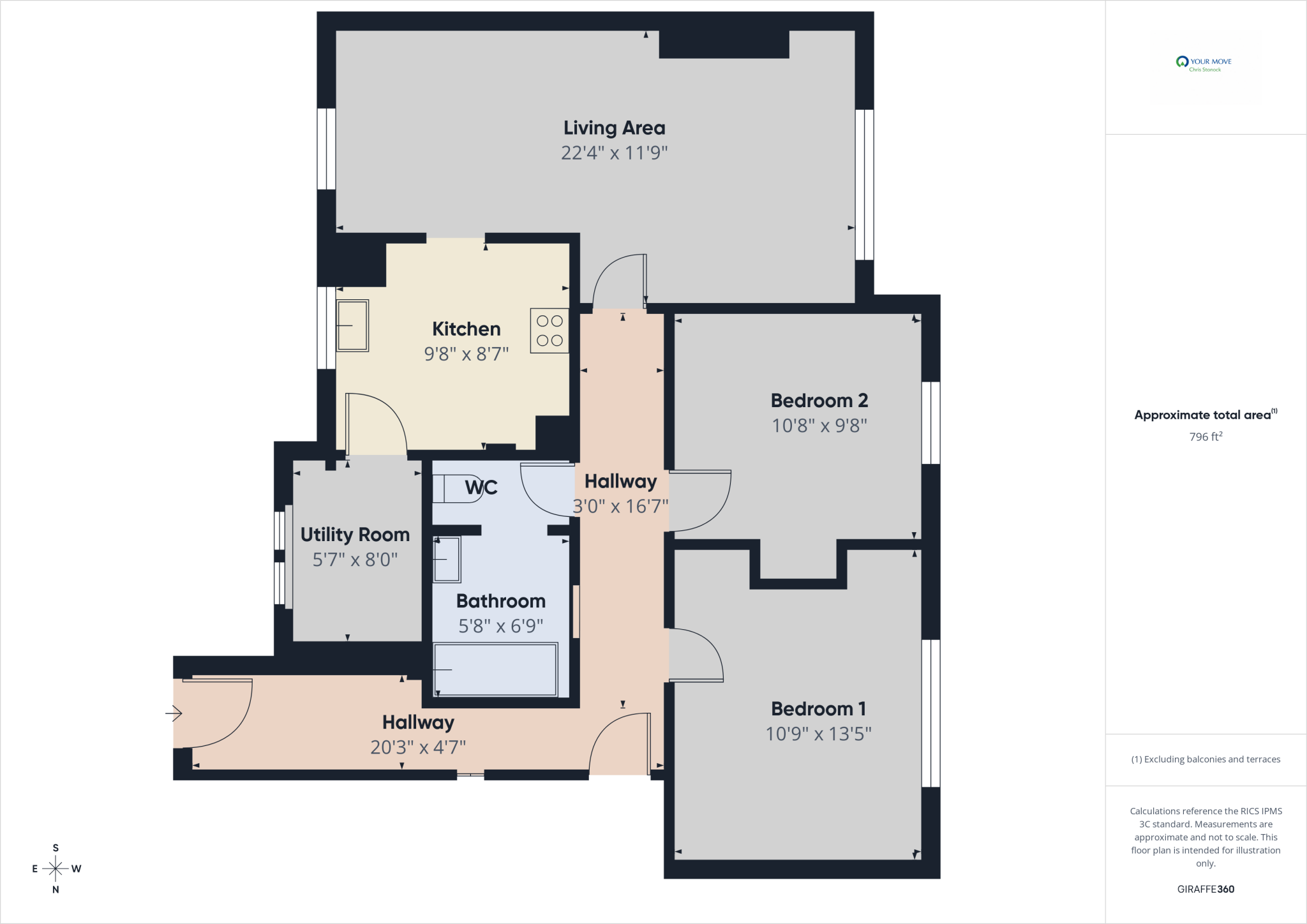 Leeming Gardens, Sheriff Hill, Gateshead, NE9 floorplan