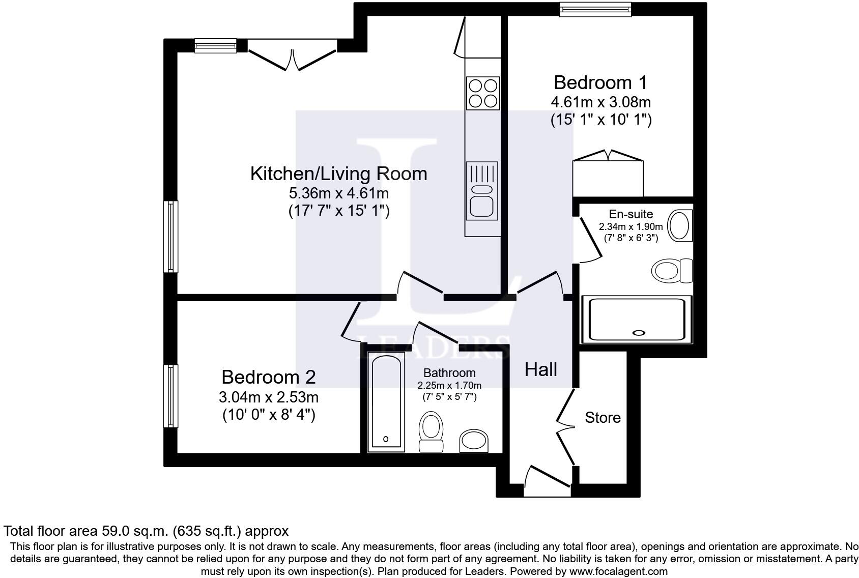 Somerset Close, Derby, Derbyshire floorplan