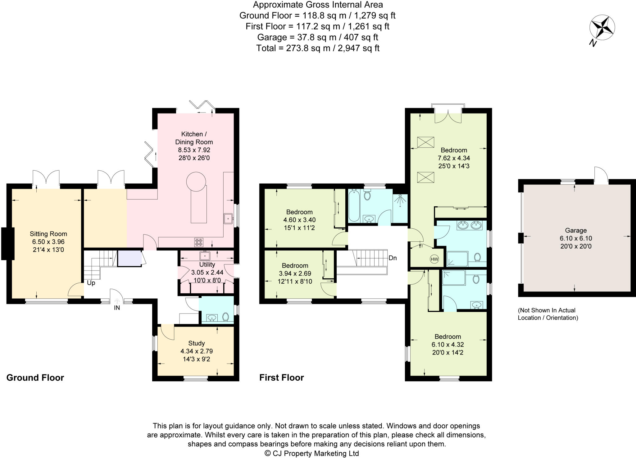 Meadow Lane South Heath HP16 floorplan