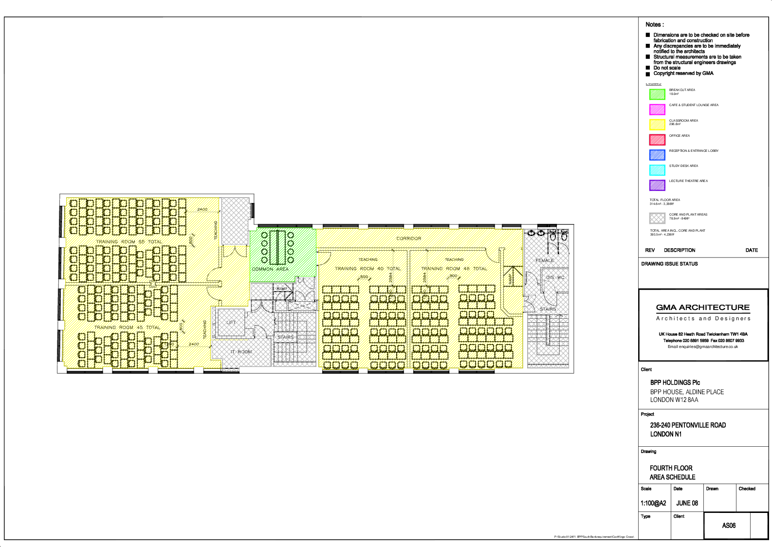 4th Floor Plan