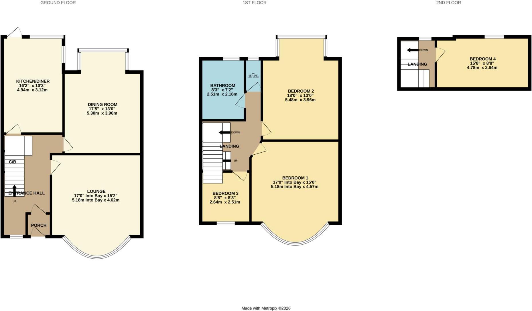 Lytham Road, Blackpool, FY4 1EB floorplan