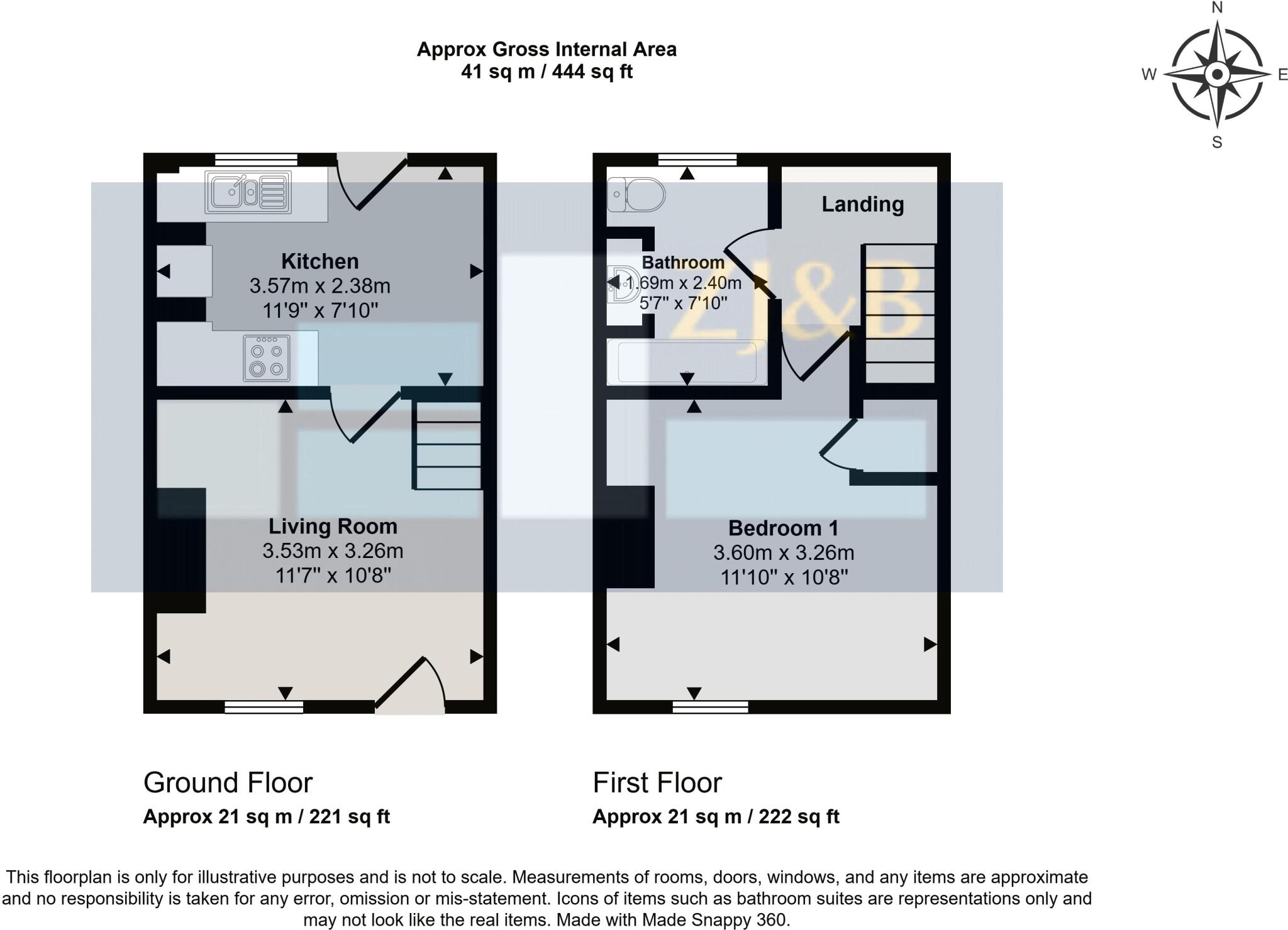 Hammonds Terrace, Coton Hill, Shrewsbury, Shropshire, SY1 2EA floorplan