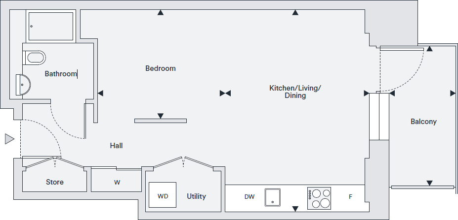 Rockcliffe Square,
95 Plumstead Road,
London,
SE187DQ floorplan