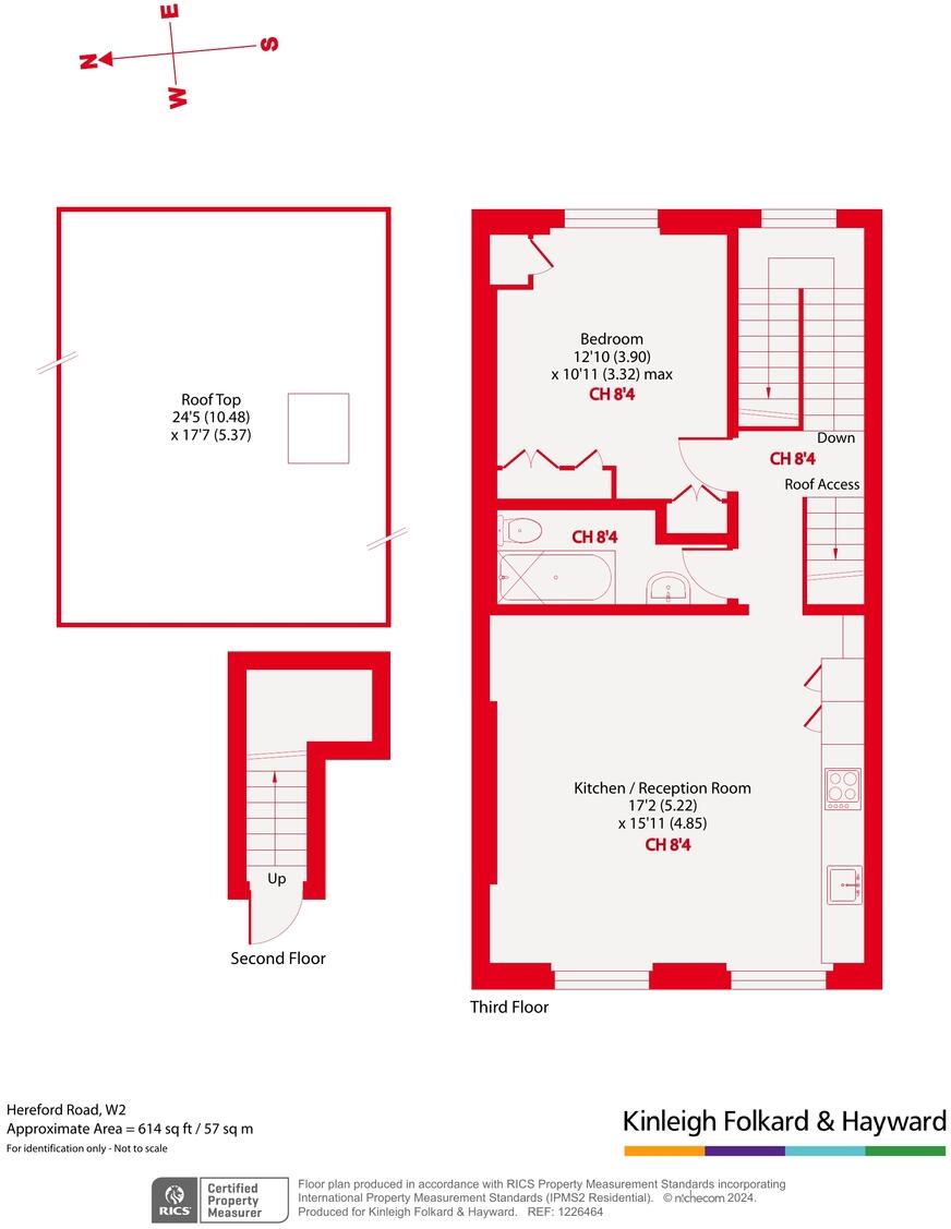 Hereford Road, Bayswater, London, W2 floorplan