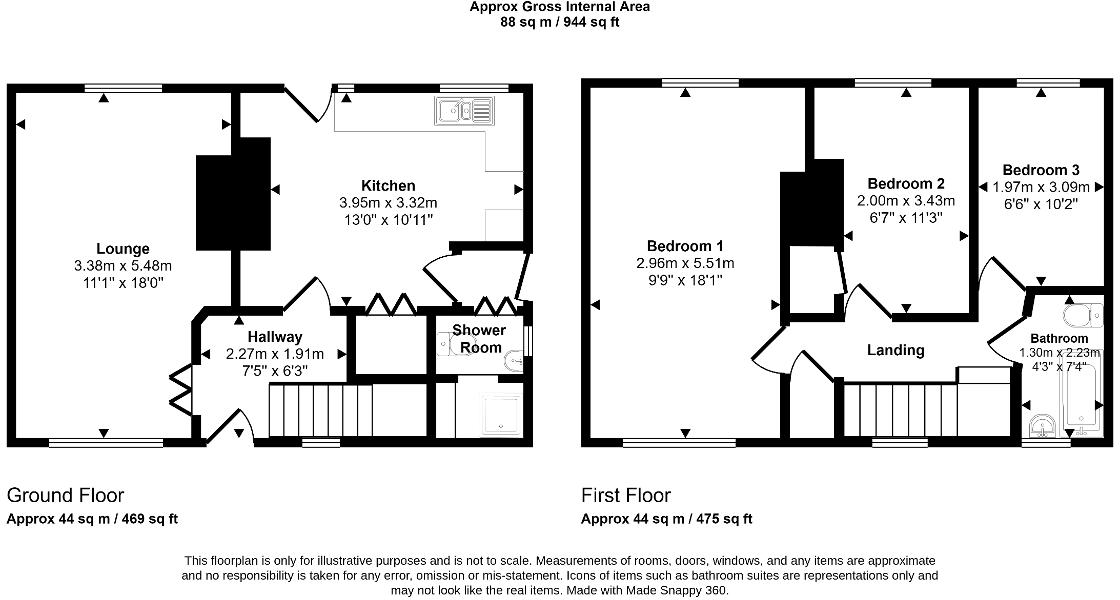 Woodend Road, Frampton Cotterell, Bristol, BS36 2JE floorplan