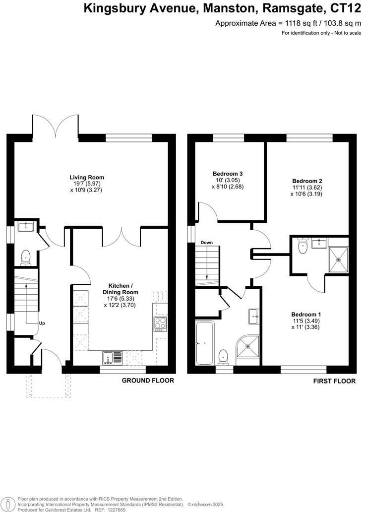 The Woburn, Plot 63, 6 Kingsbury Avenue, Manston, Ramsgate, Kent, CT12 5NG floorplan