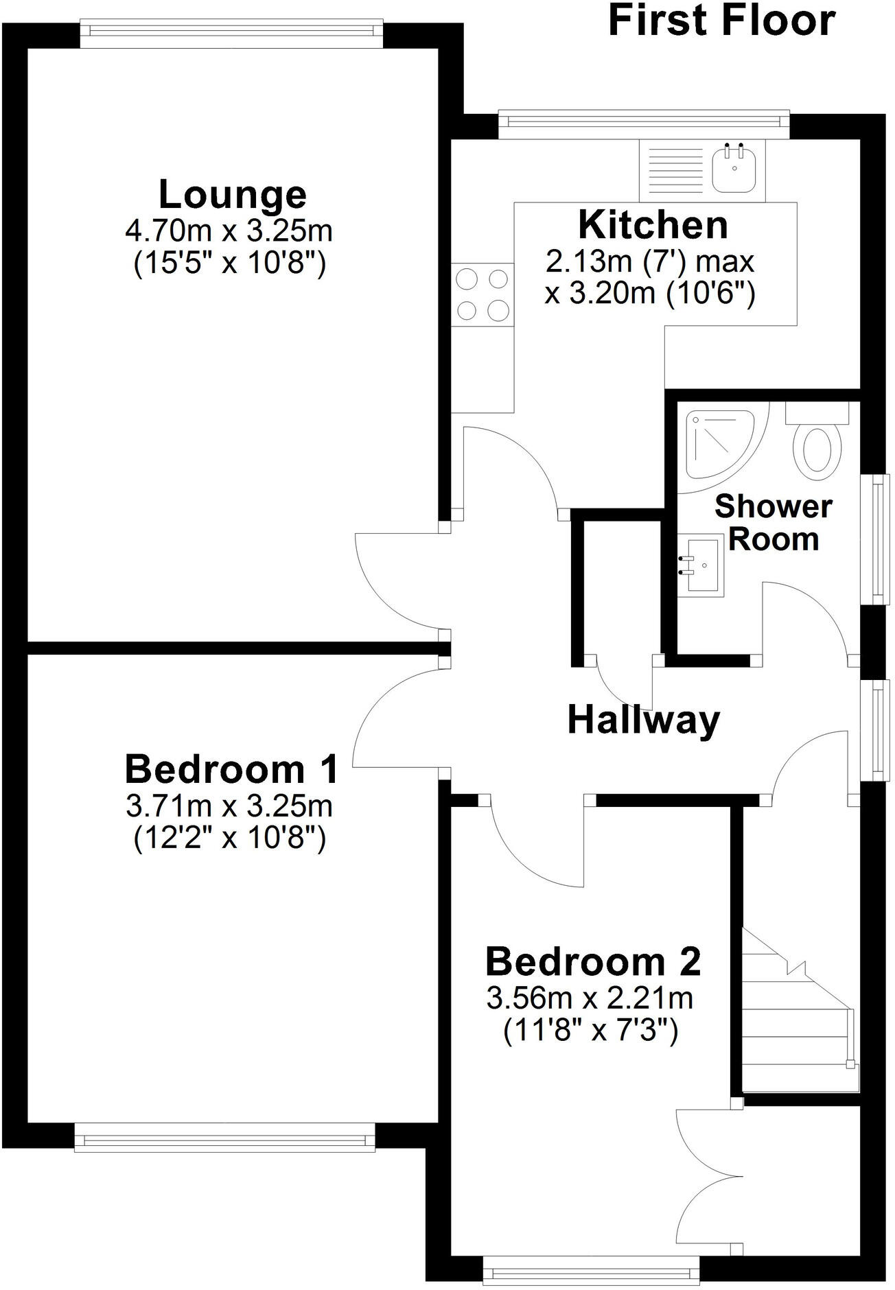 Hurstwood Avenue, Pilgrims Hatch, Brentwood floorplan