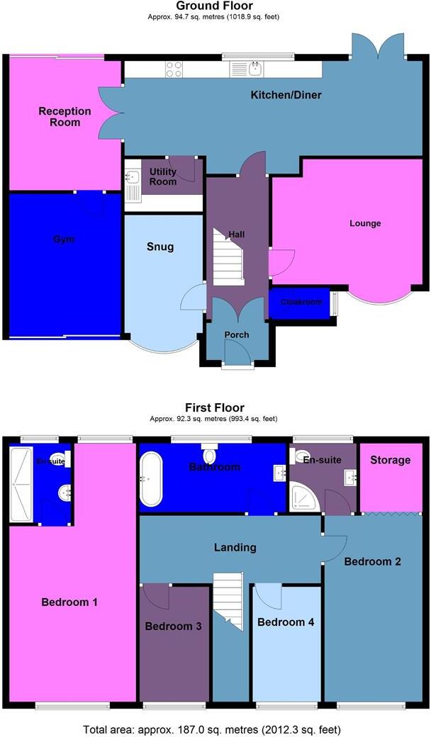 Bittern Court, Bryncoch, Neath floorplan