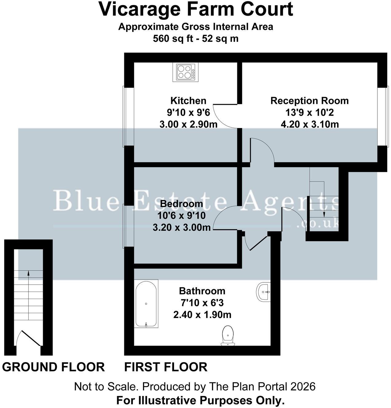 Vicarage Farm Road, Hounslow, TW5 floorplan