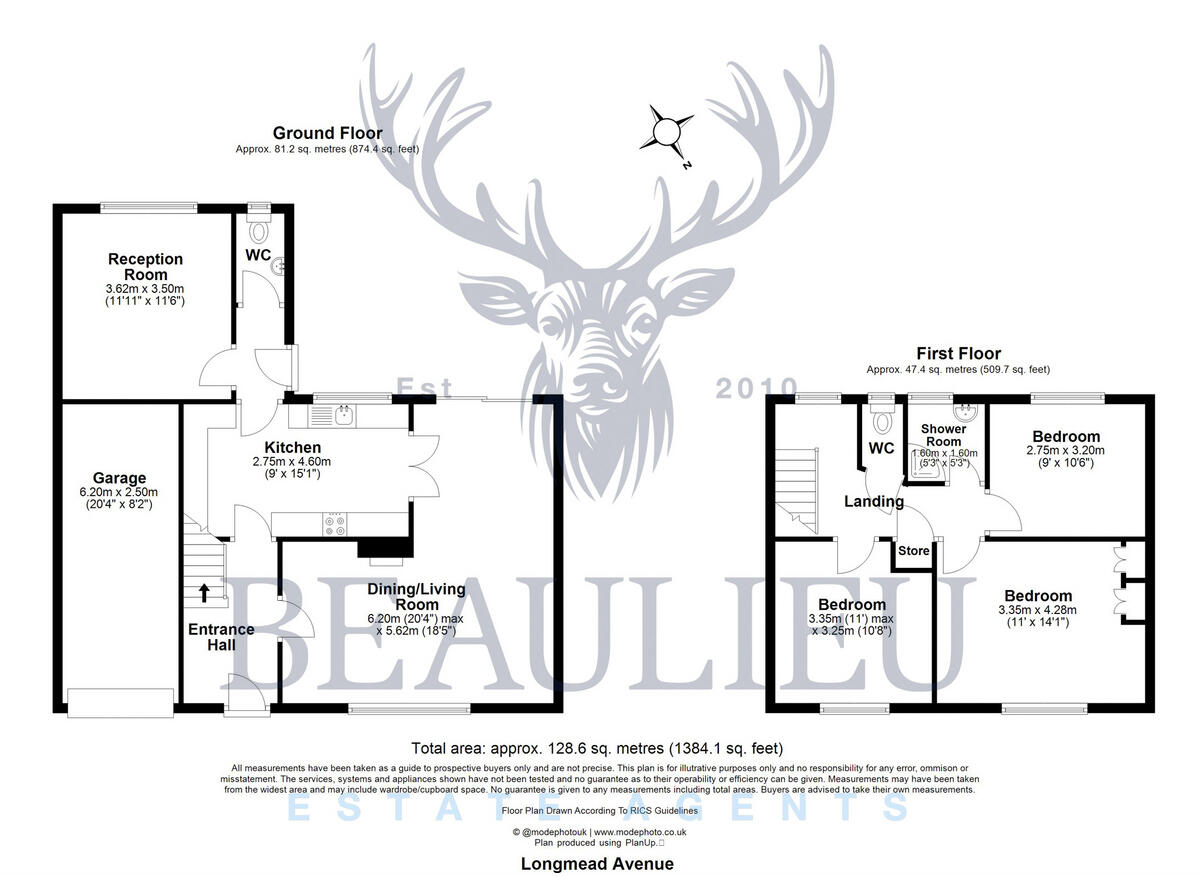 Longmead Avenue, Chelmsford, CM2 7 floorplan
