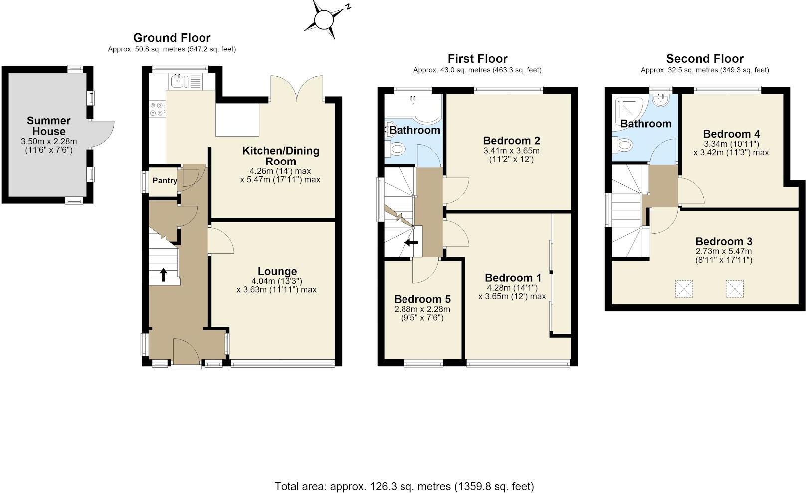 Grange Park Rise, Roundhay, Leeds, LS8 floorplan