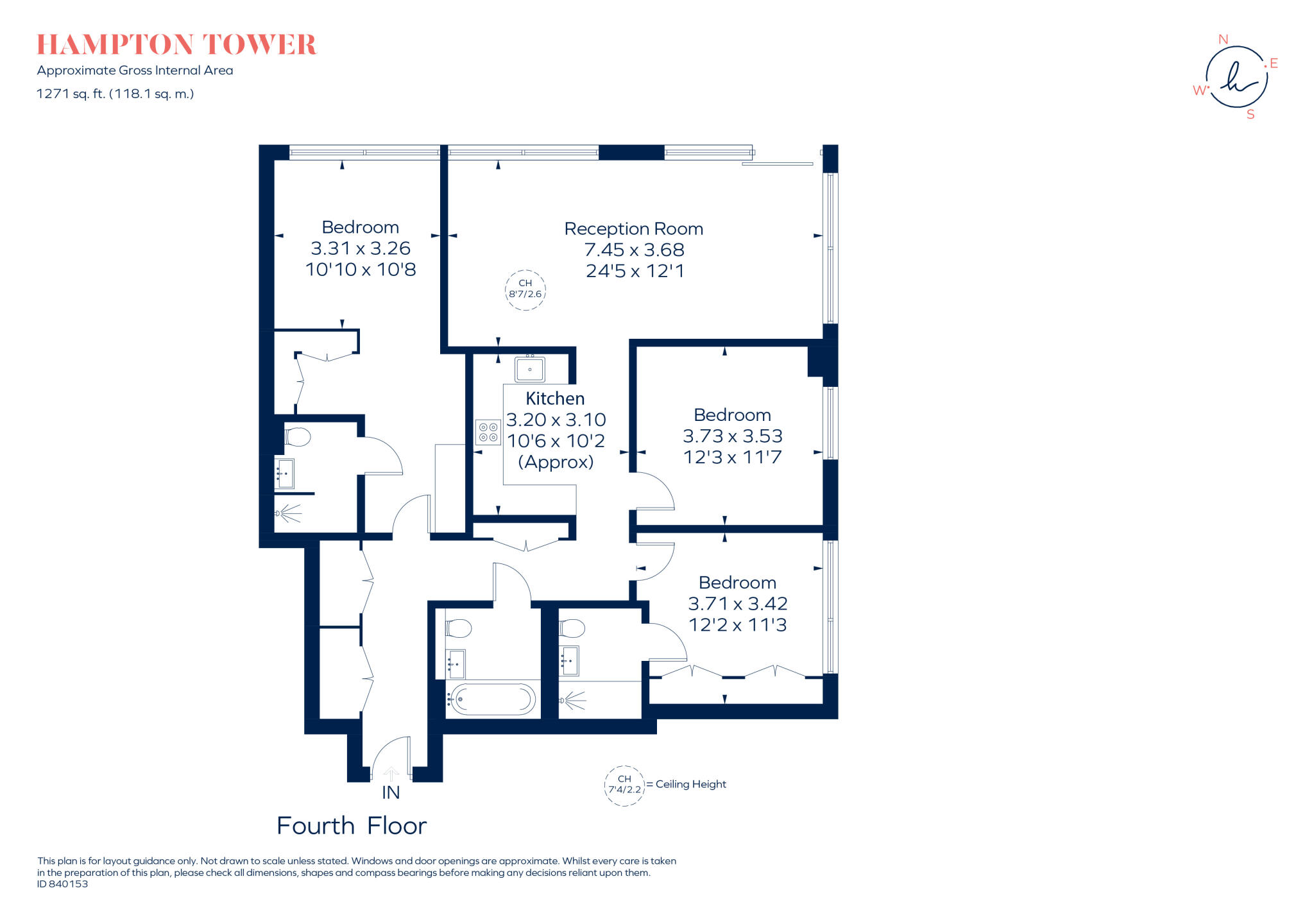 Marsh Wall, London, E14 floorplan