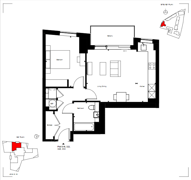 Haydn Tower, Wandsworth Road, Lambeth, London floorplan