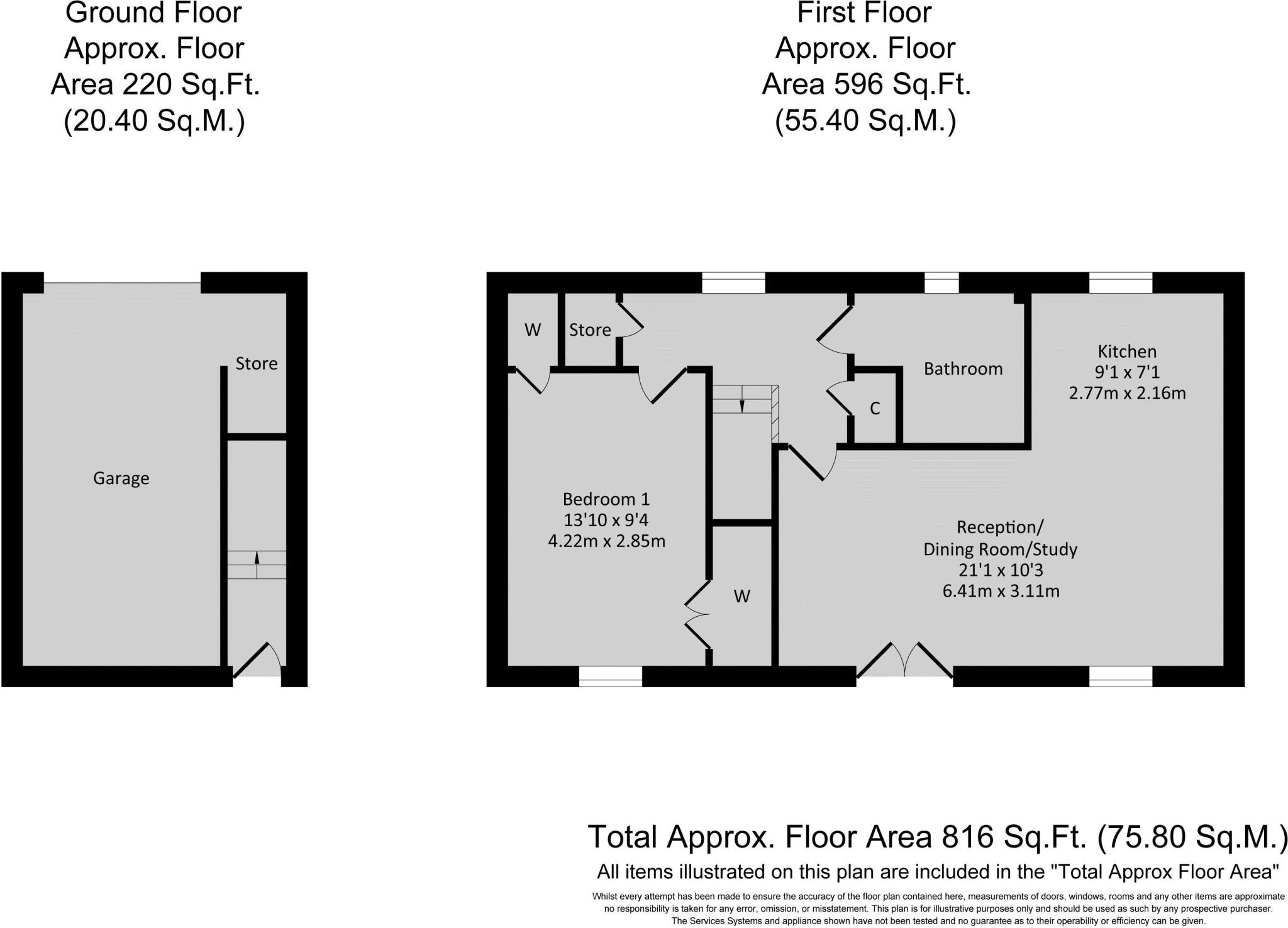 7 Sage Close, Banbury.   floorplan