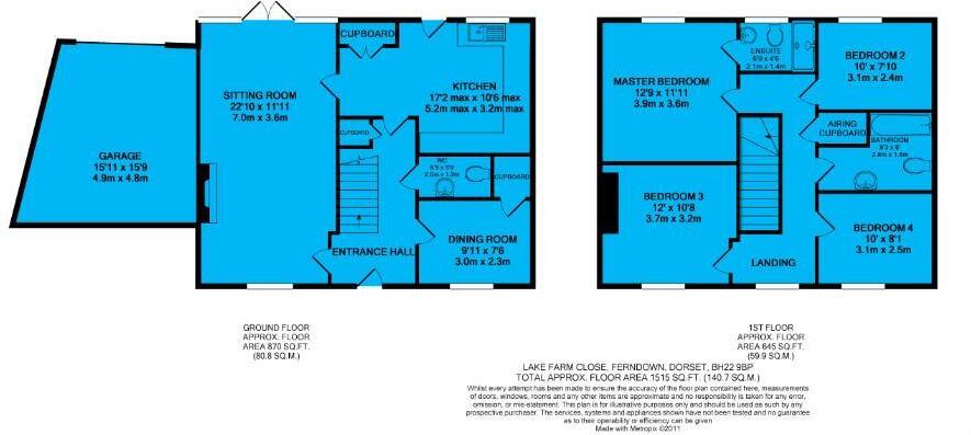 Lake Farm Close, Ferndown floorplan