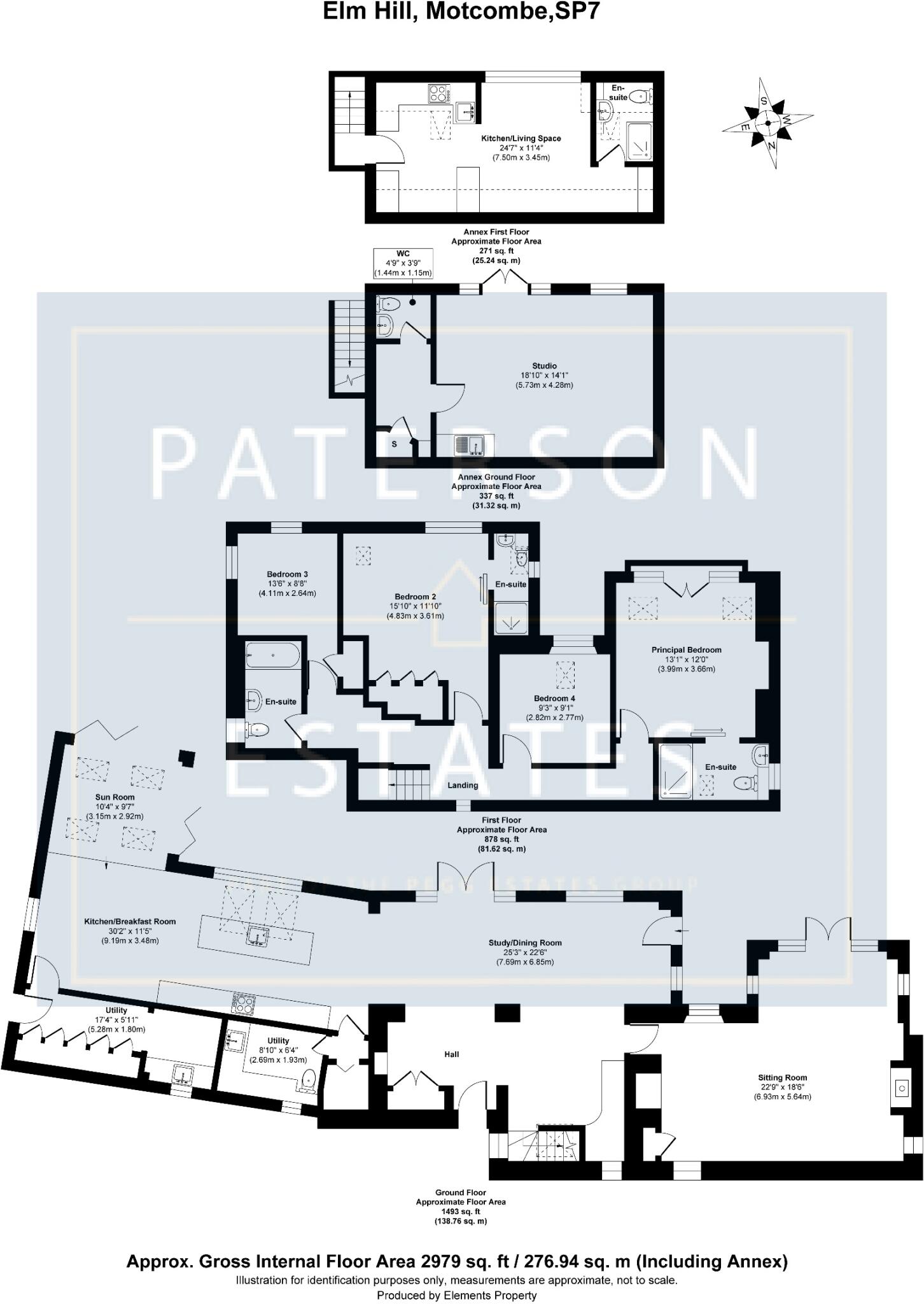 The Little Elms, Elm Hill, Motcombe, Shaftesbury floorplan
